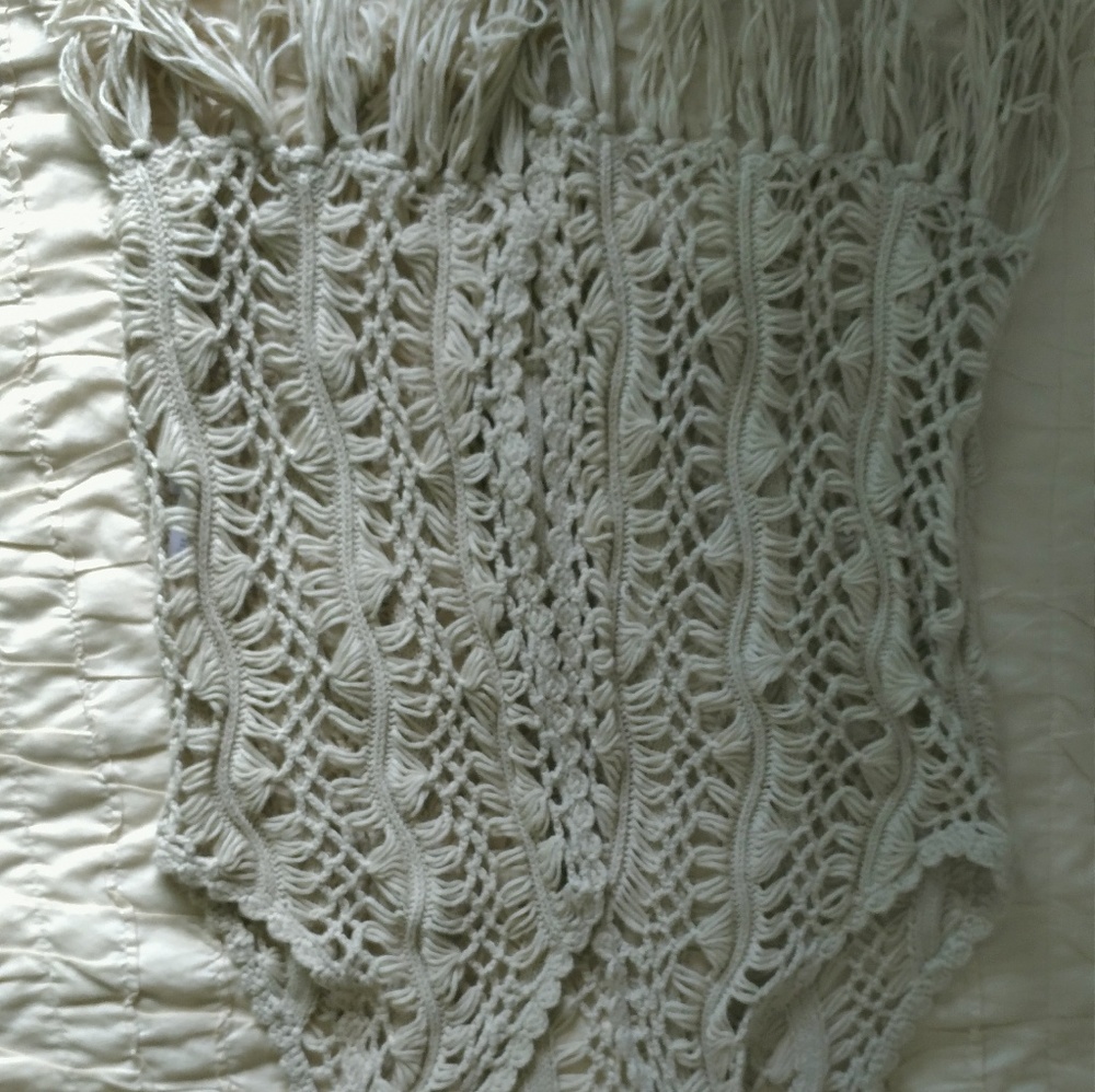 Woman's crochet vest